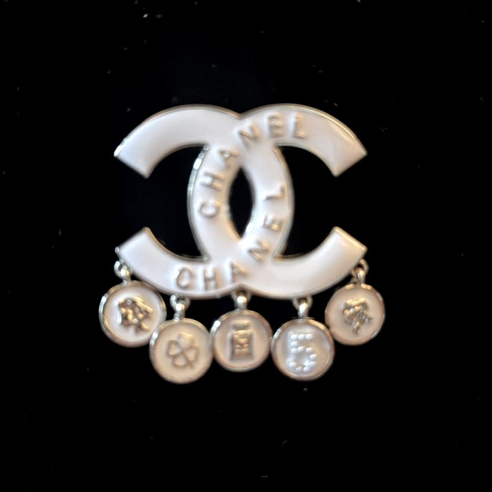 CHANEL  Brooch signed
